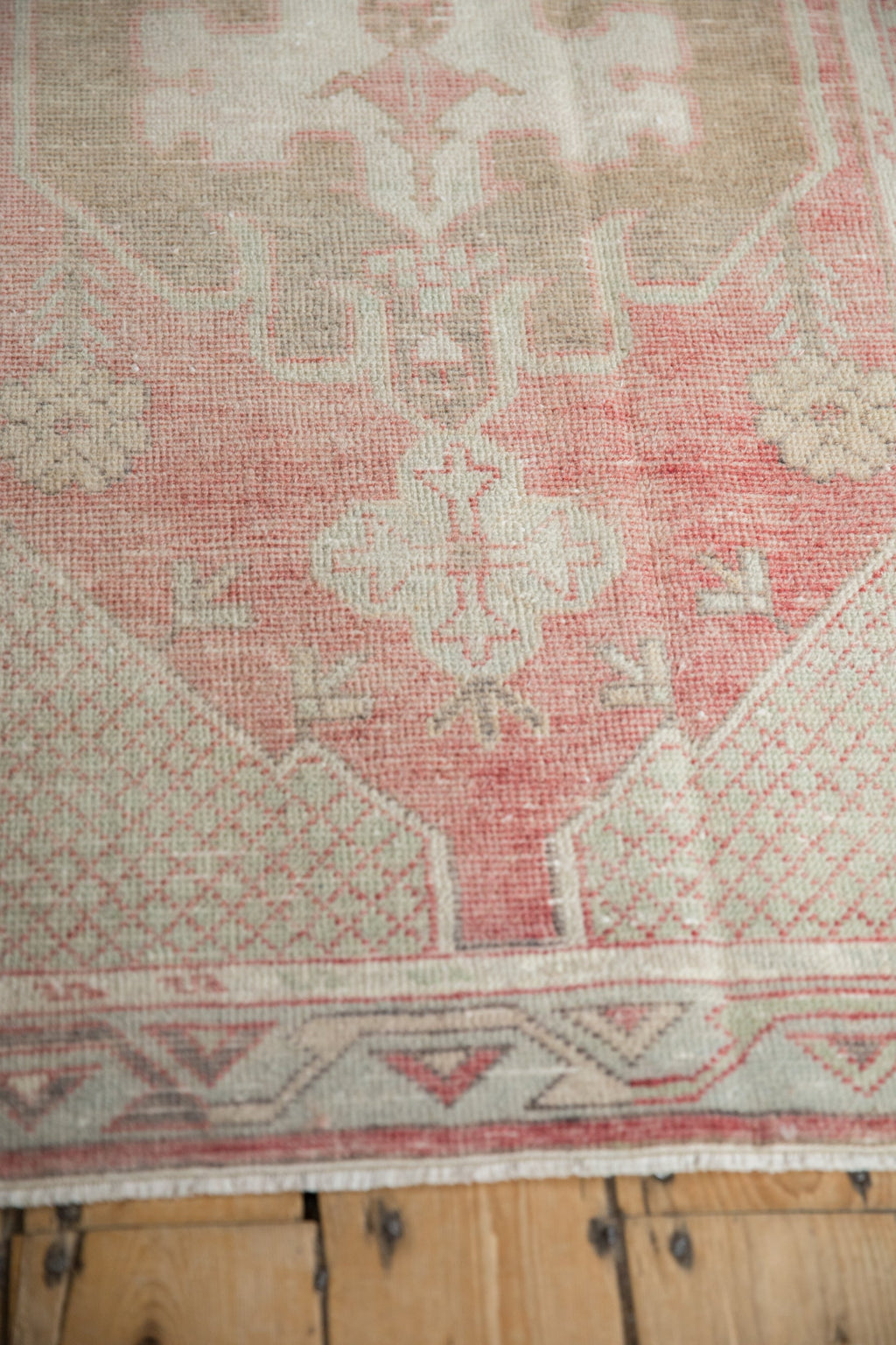 2.5x5.5 Vintage Distressed Oushak Rug Runner