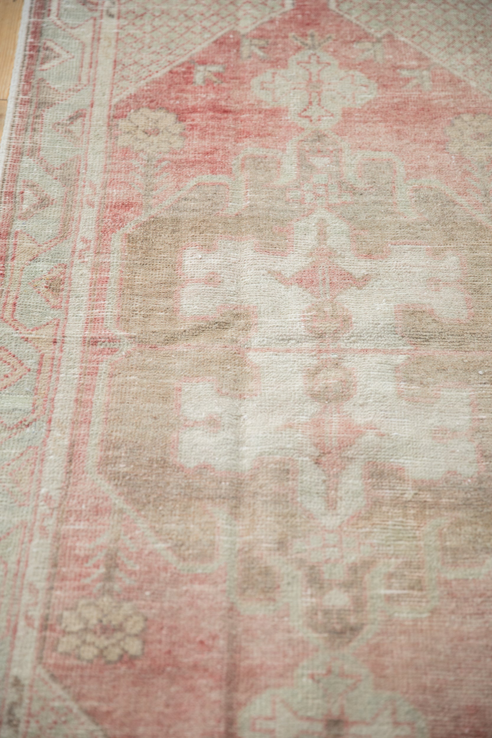 2.5x5.5 Vintage Distressed Oushak Rug Runner