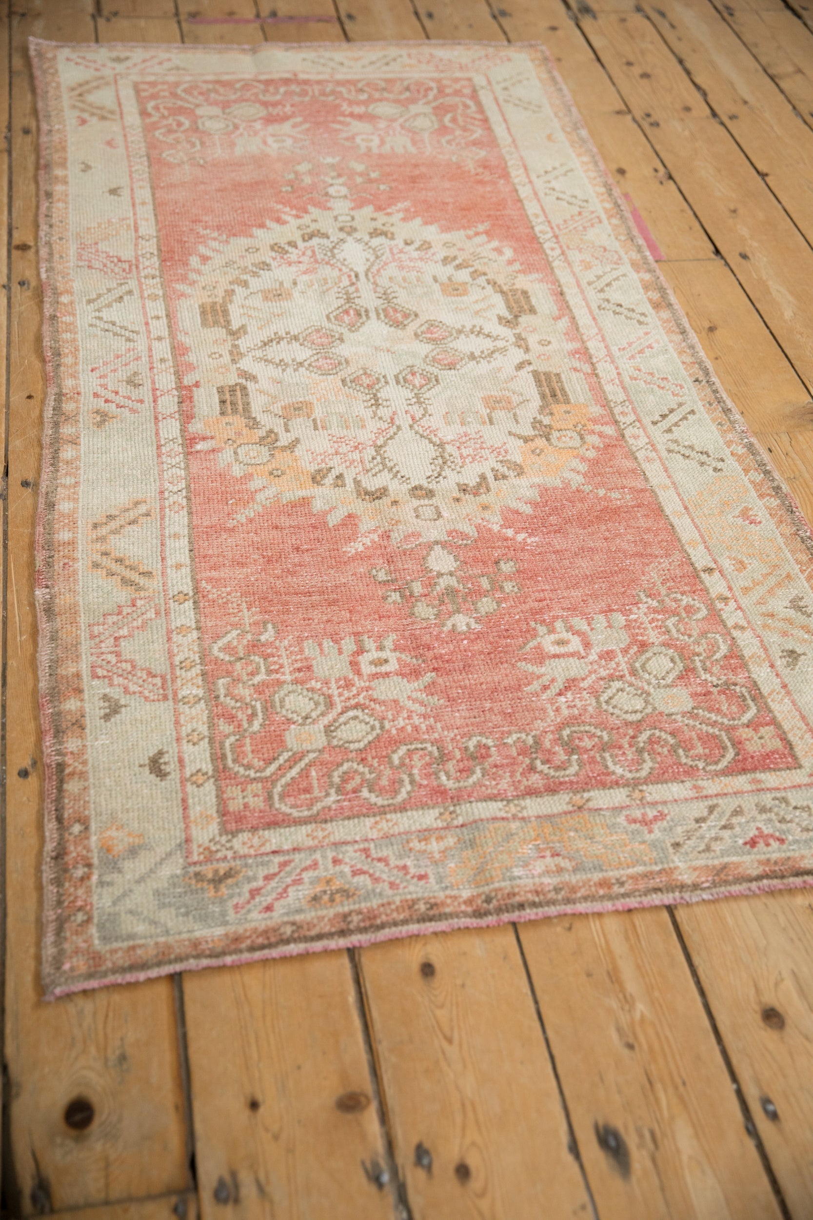 3x6 Vintage Distressed Oushak Rug Runner