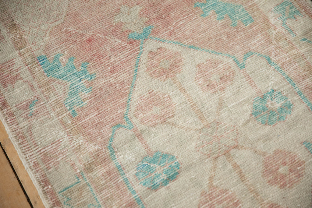 2.5x5 Vintage Distressed Oushak Rug Runner