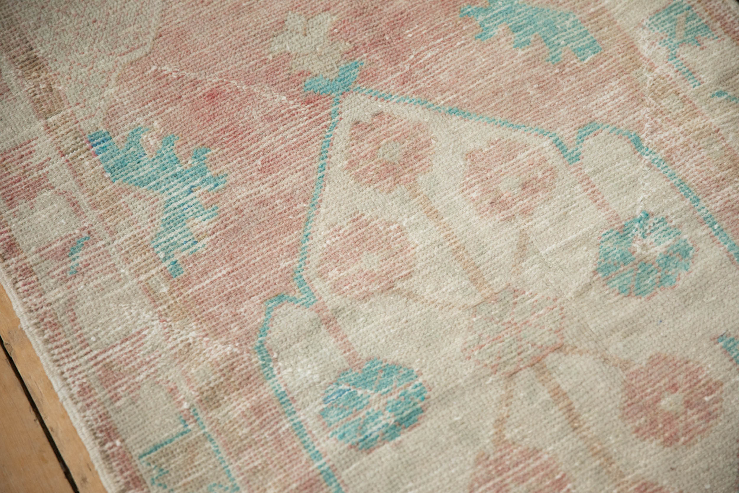 2.5x5 Vintage Distressed Oushak Rug Runner