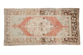 3x6.5 Vintage Distressed Oushak Rug Runner