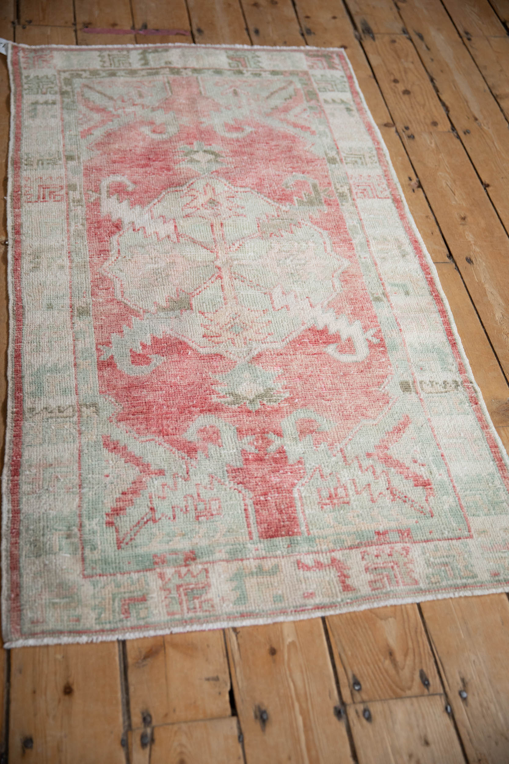 2.5x5 Vintage Distressed Oushak Rug Runner