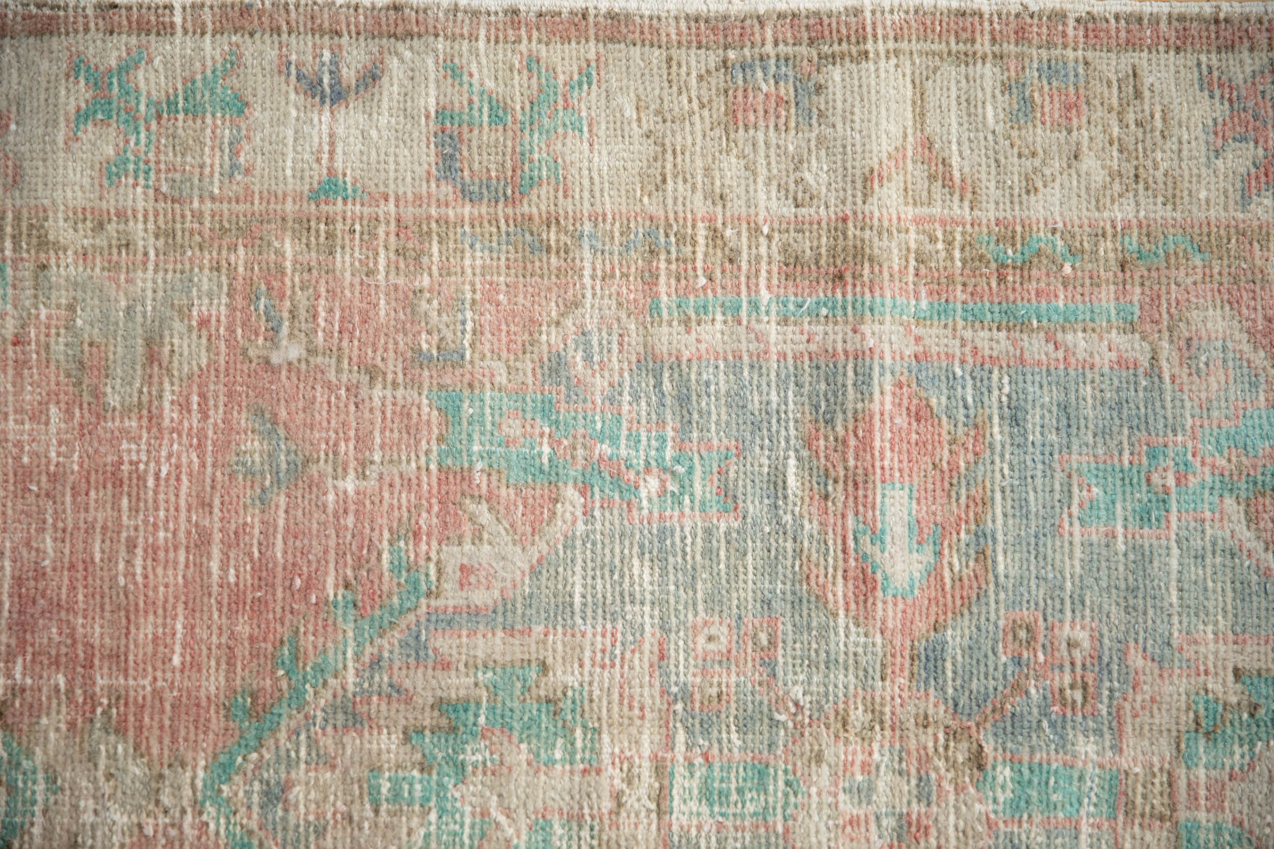 2.5x5.5 Vintage Distressed Oushak Rug Runner