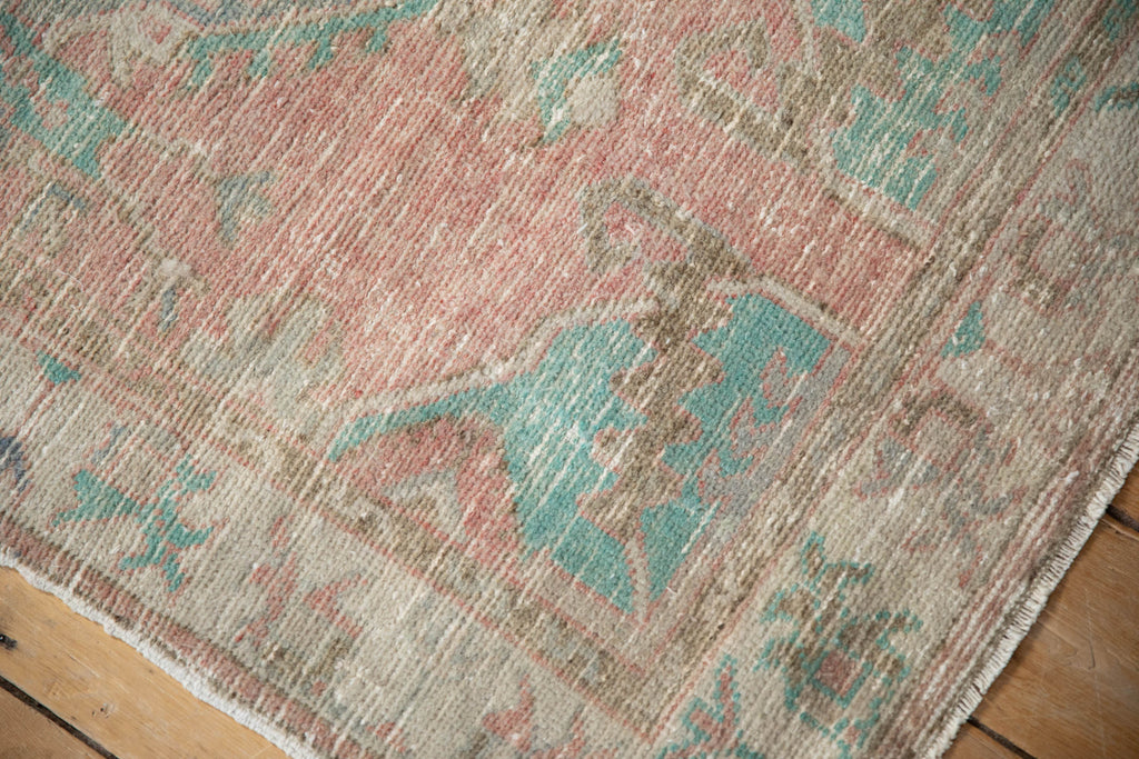 2.5x5.5 Vintage Distressed Oushak Rug Runner
