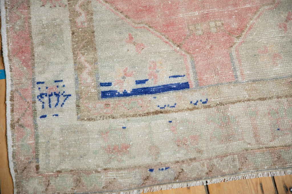 3x5 Vintage Distressed Oushak Rug