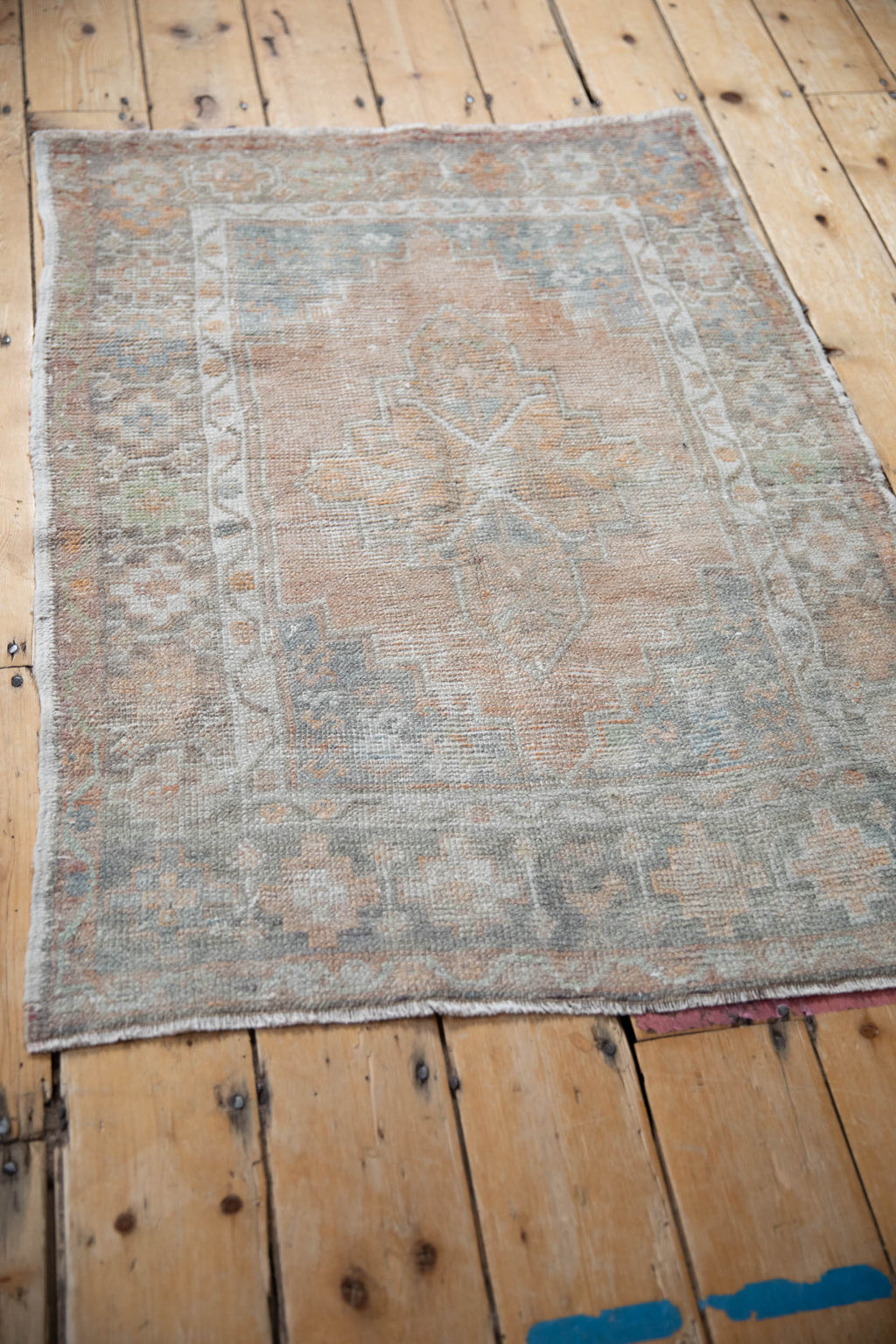 2.5x4 Vintage Distressed Oushak Rug