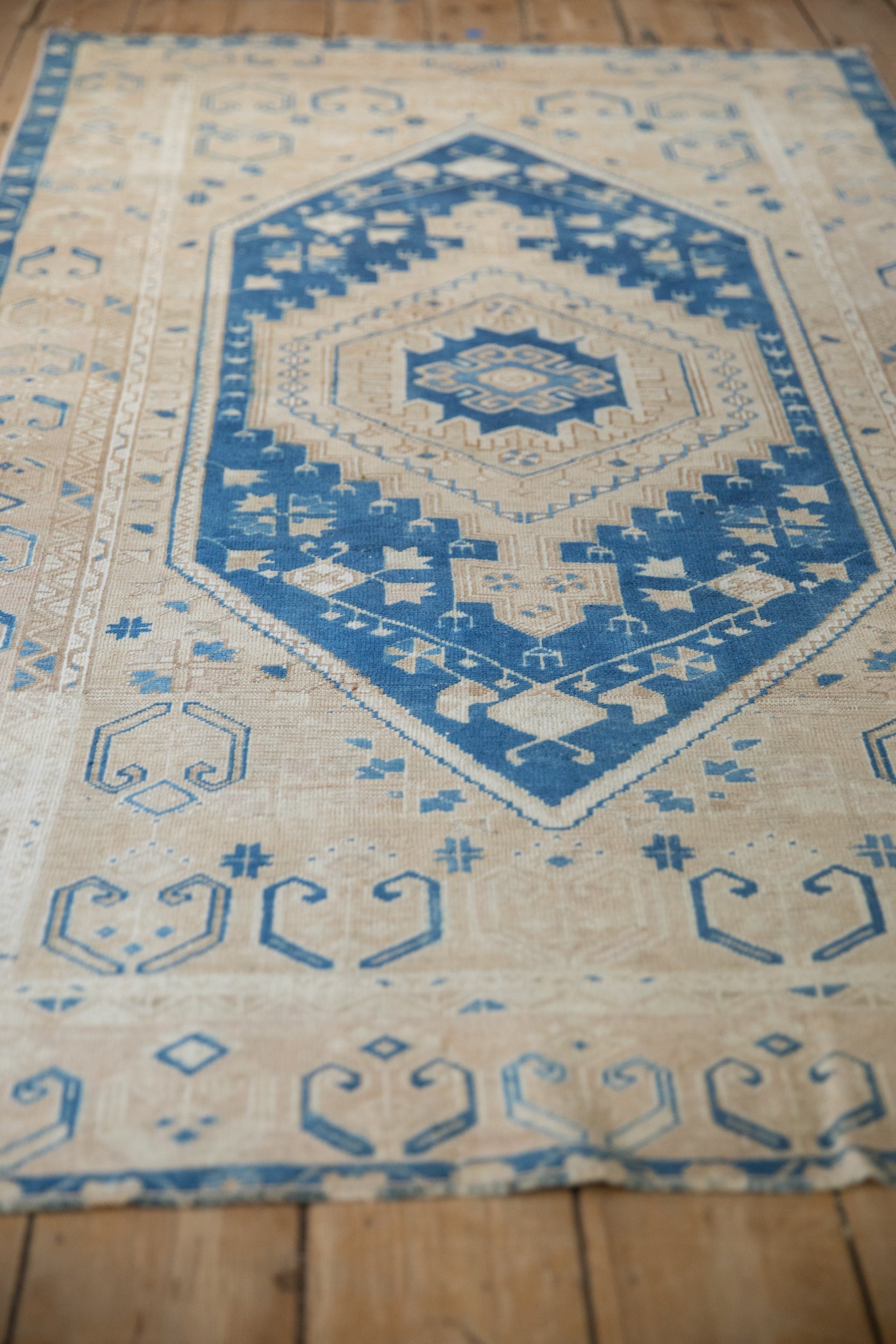 3.5x7 Vintage Distressed Oushak Rug Runner