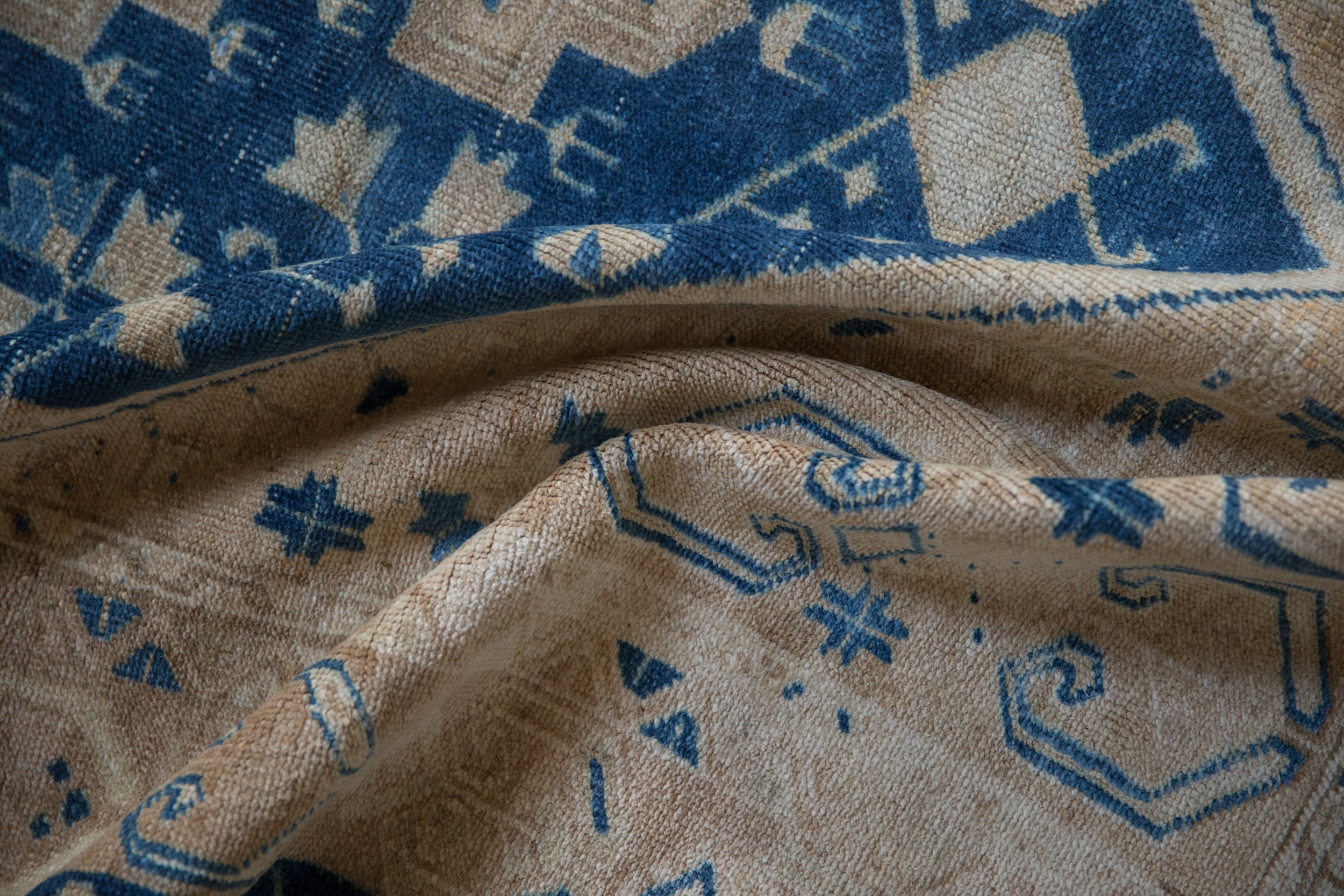 3.5x7 Vintage Distressed Oushak Rug Runner