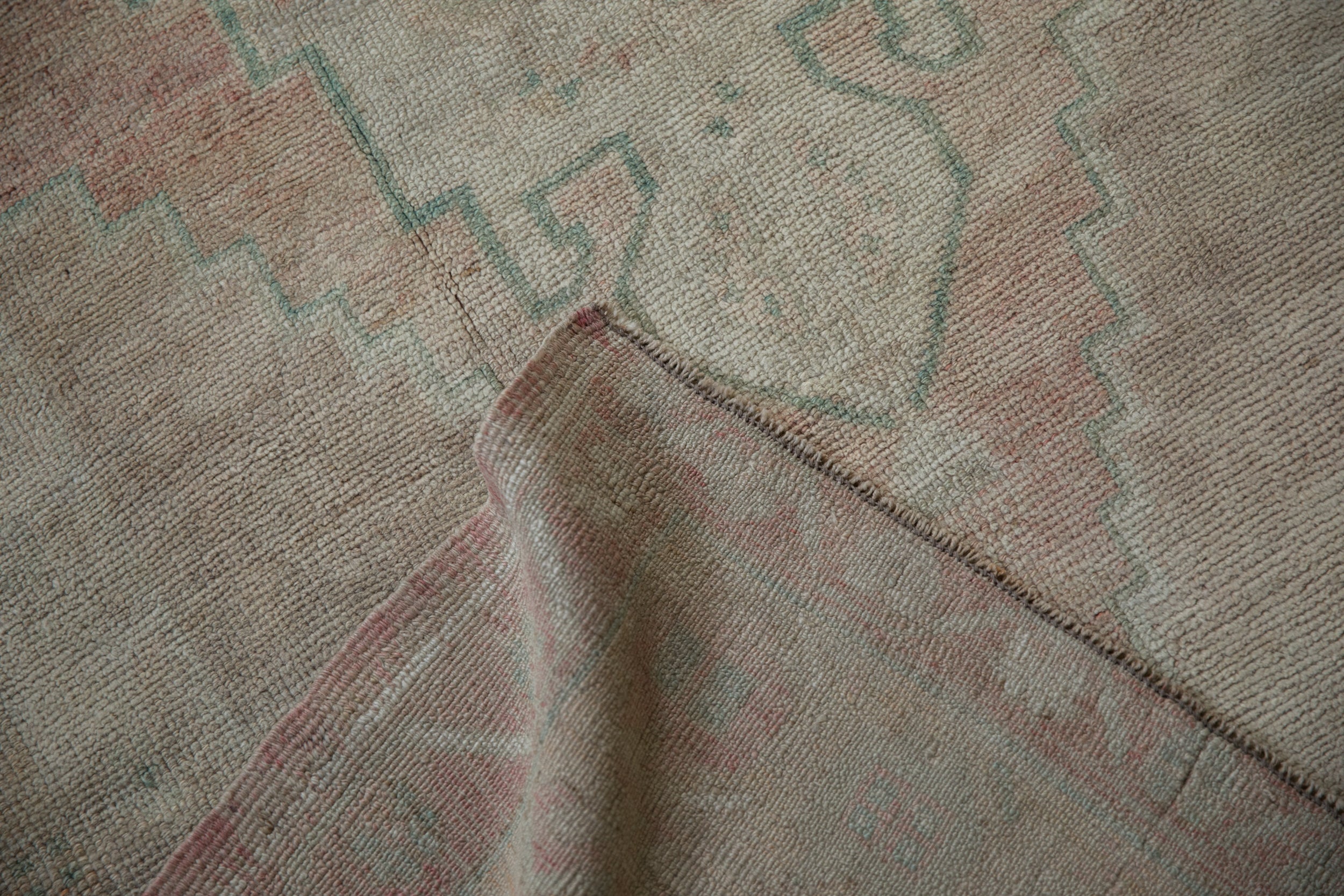 4x7.5 Vintage Distressed Oushak Rug