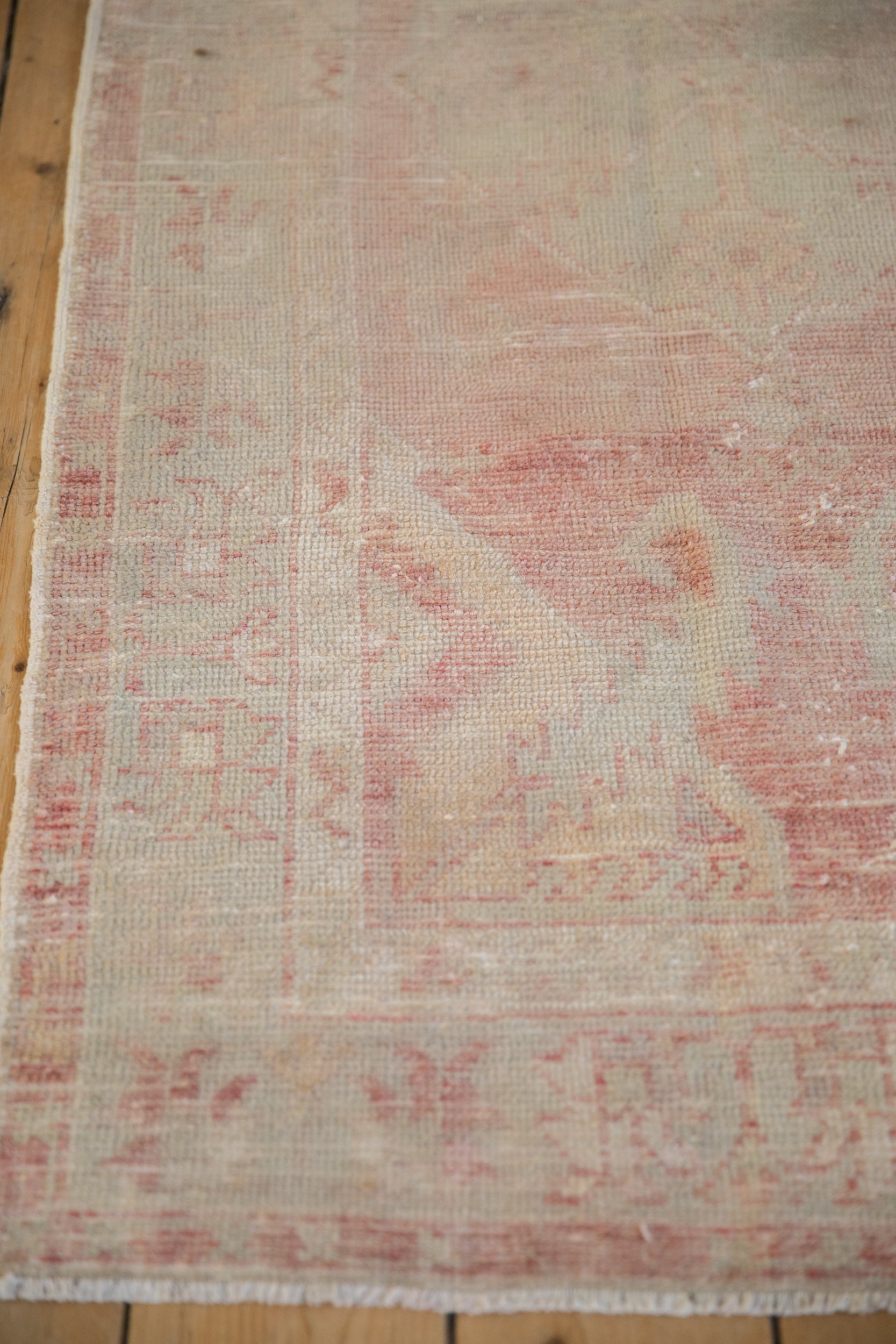 2.5x5.5 Vintage Distressed Oushak Rug Runner