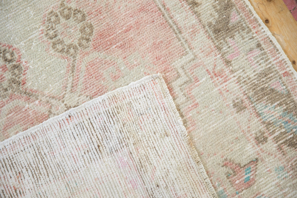 2.5x5.5 Vintage Distressed Oushak Rug Runner