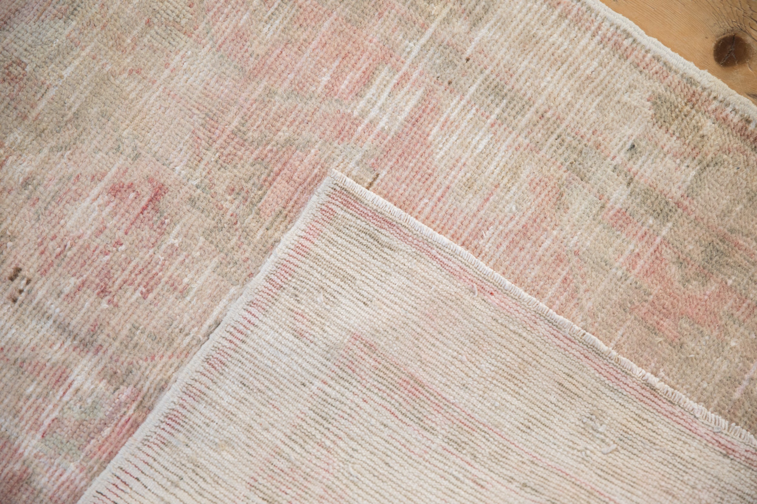 2.5x5.5 Vintage Distressed Oushak Rug Runner