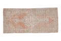 2.5x5.5 Vintage Distressed Oushak Rug Runner