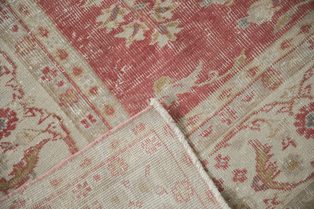 7x10.5 Vintage Distressed Oushak Carpet