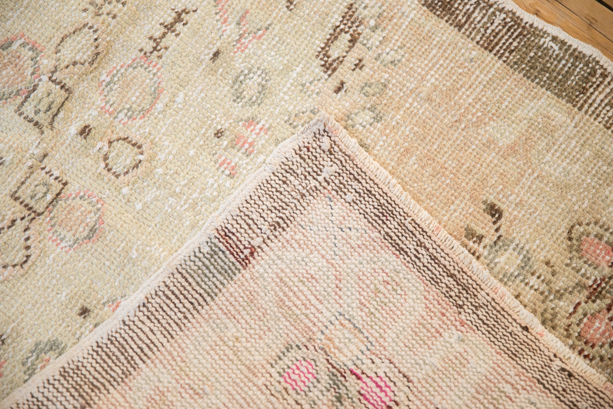 2.5x5 Vintage Distressed Oushak Rug Runner