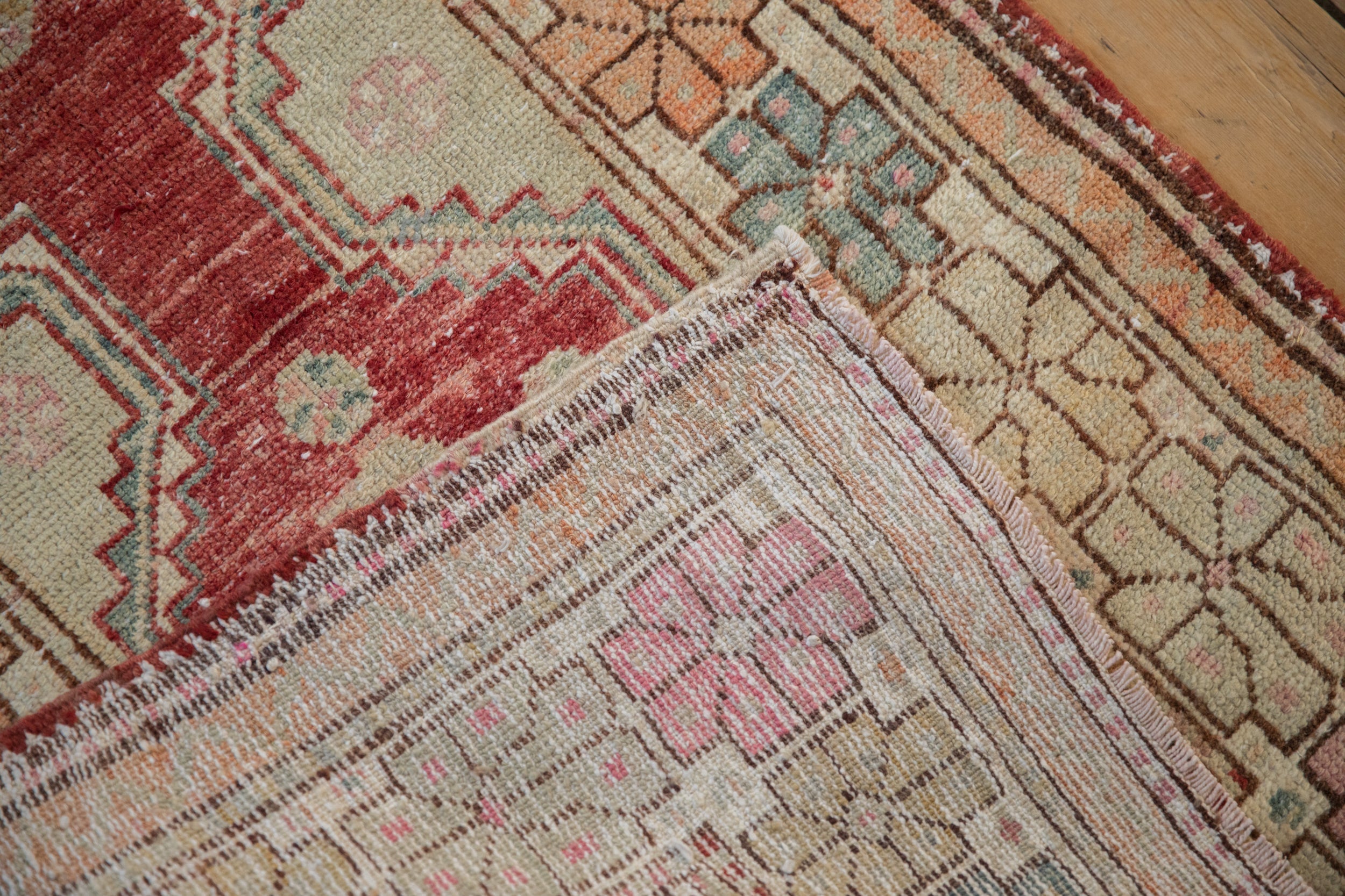 2.5x4 Vintage Distressed Oushak Rug