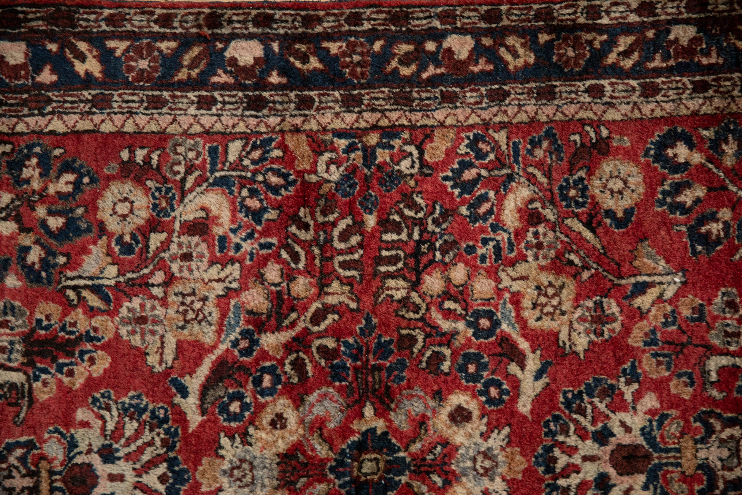 2.5x3.5 Vintage German Sarouk Rug