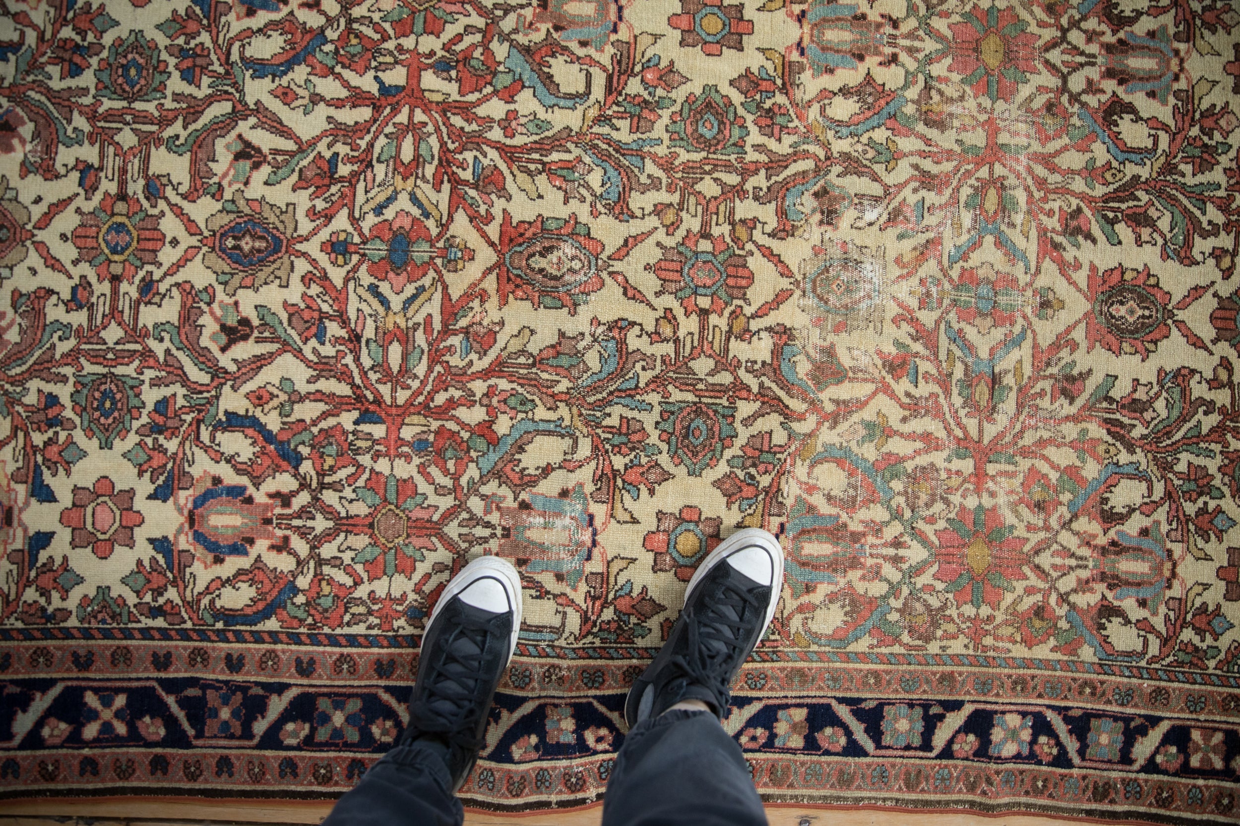 4x7 Antique Fine Malayer Rug