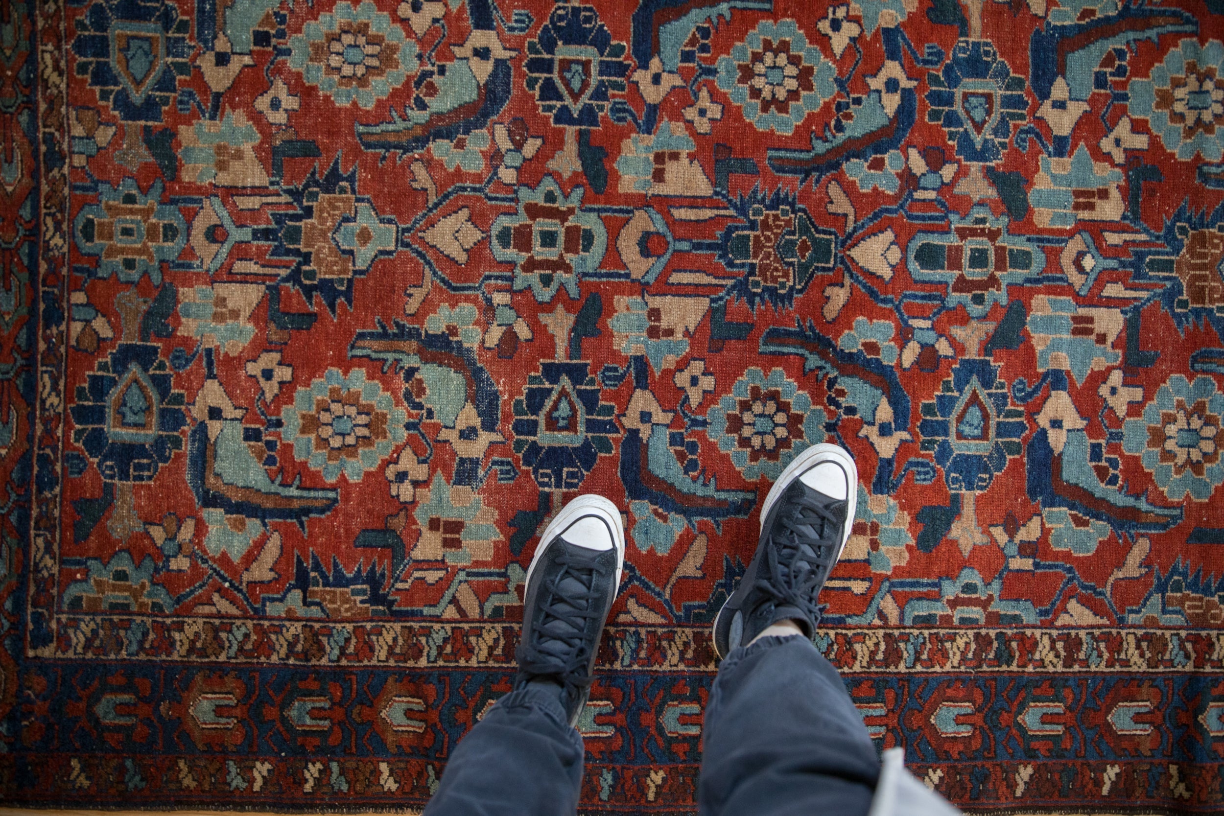 4.5x6 Antique Fine Malayer Rug