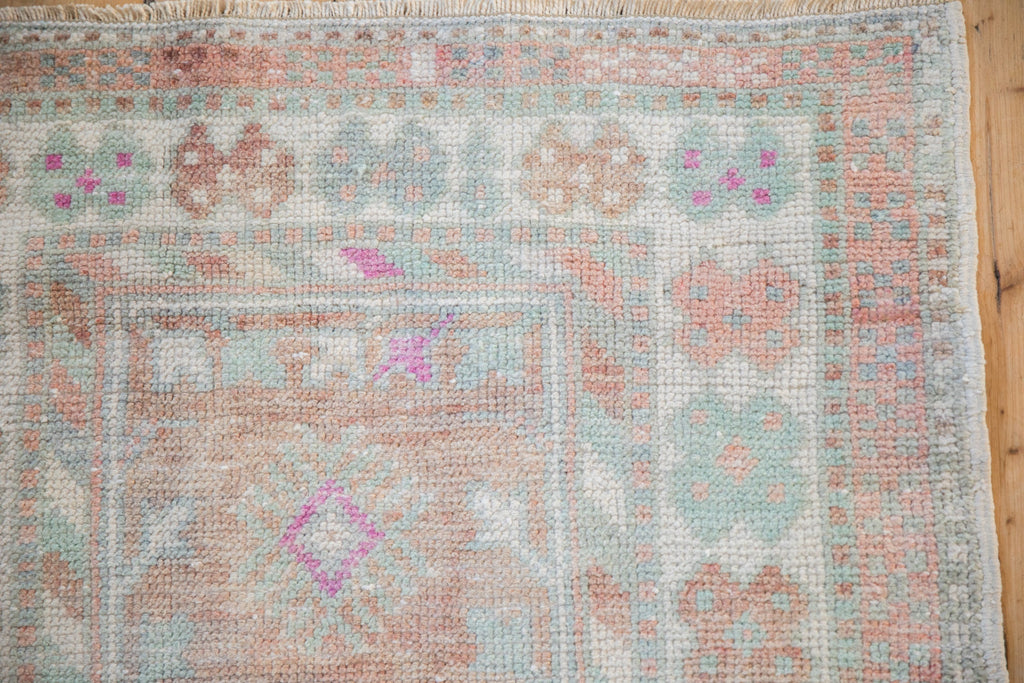 2.5x4.5 Vintage Distressed Oushak Rug