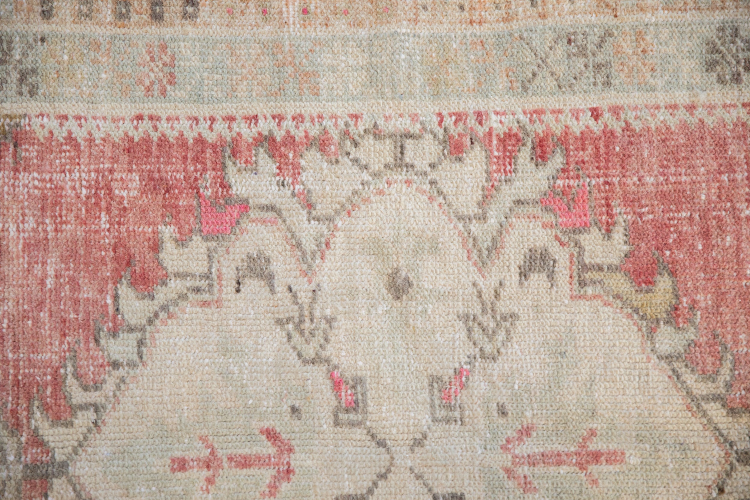 2.5x5 Vintage Distressed Oushak Rug Runner