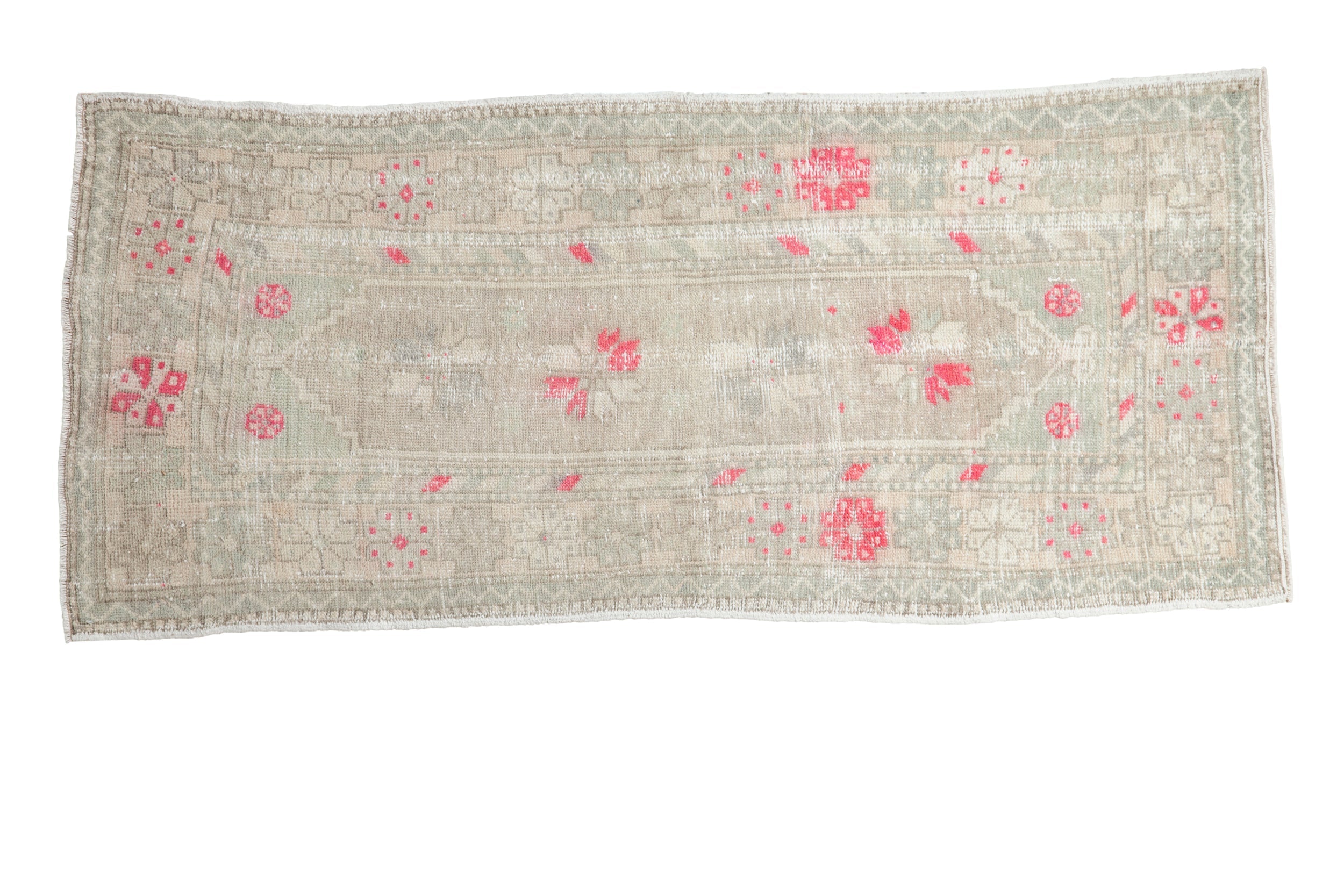 2.5x6 Vintage Distressed Oushak Rug Runner