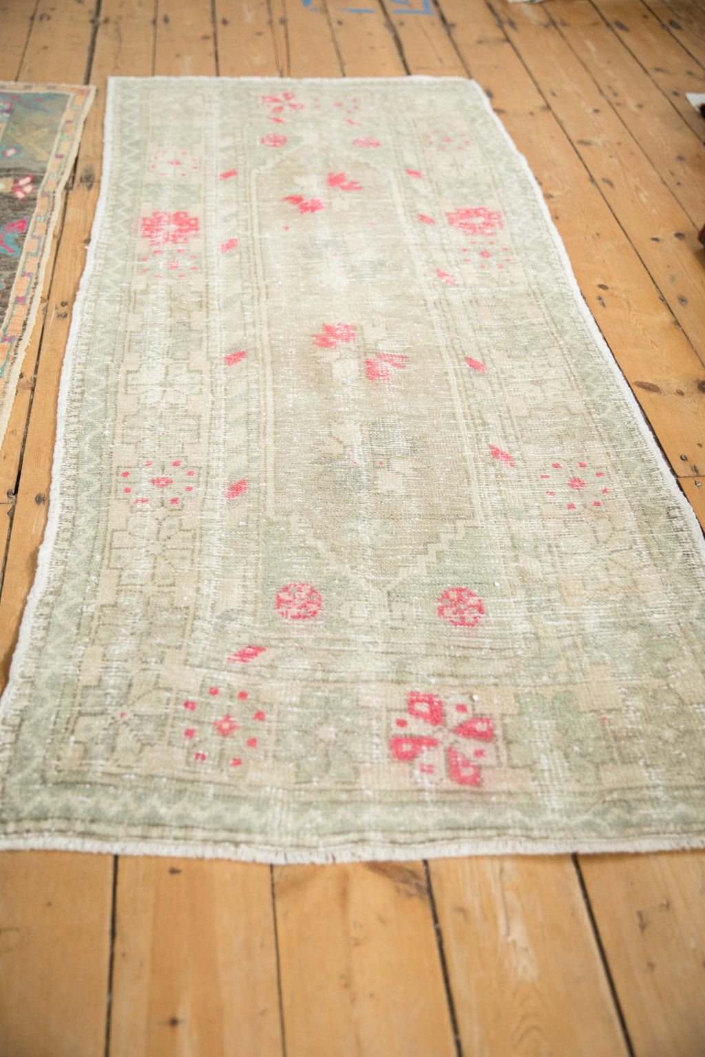 2.5x6 Vintage Distressed Oushak Rug Runner