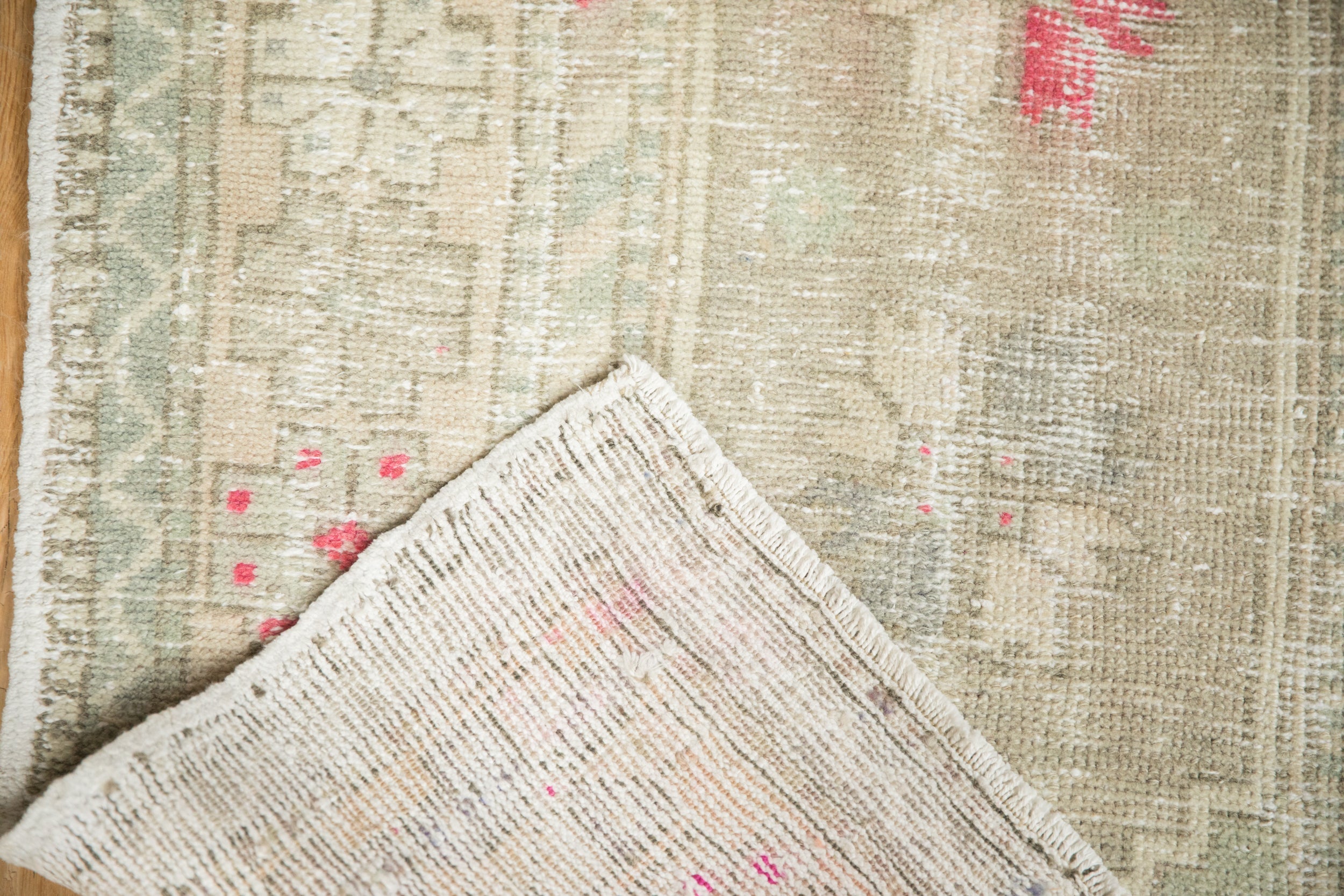 2.5x6 Vintage Distressed Oushak Rug Runner