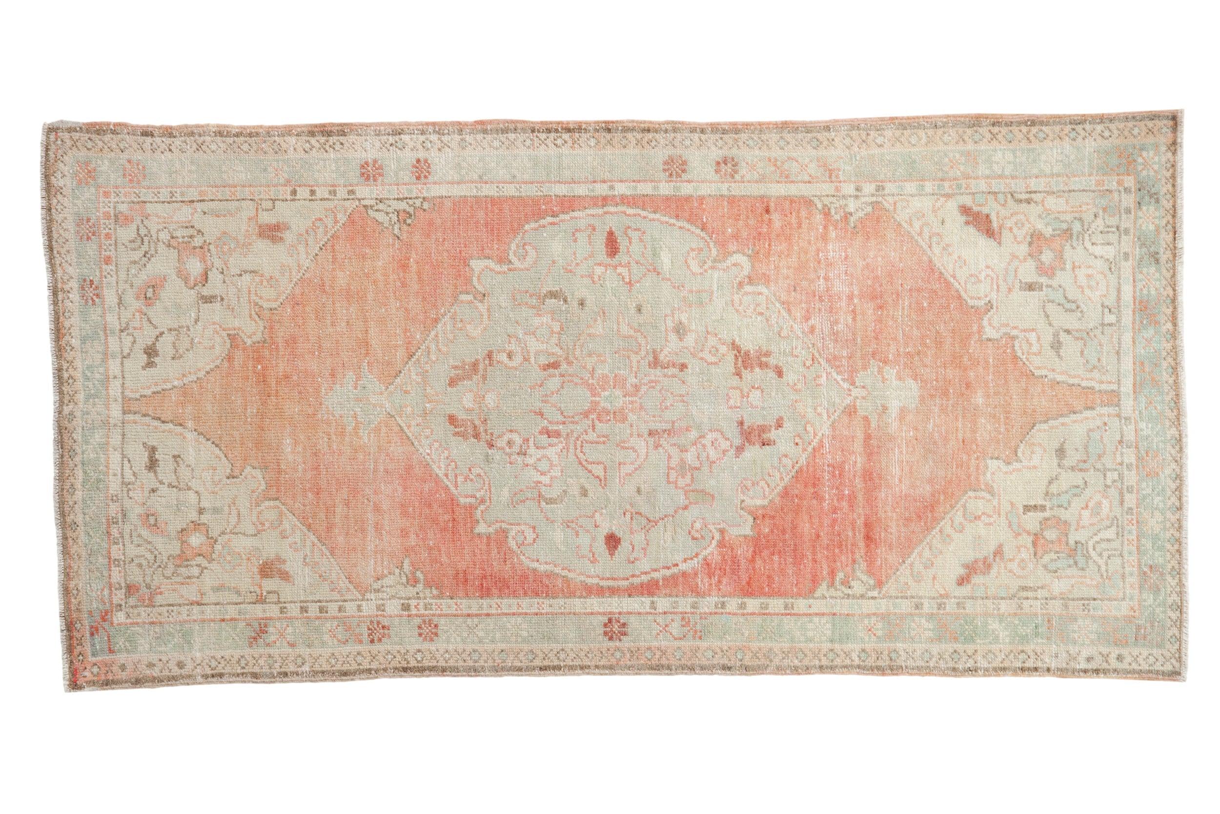 3x5.5 Vintage Distressed Oushak Rug