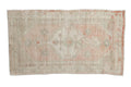2.5x4.5 Vintage Distressed Oushak Rug