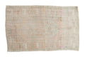 3x4.5 Vintage Distressed Oushak Rug