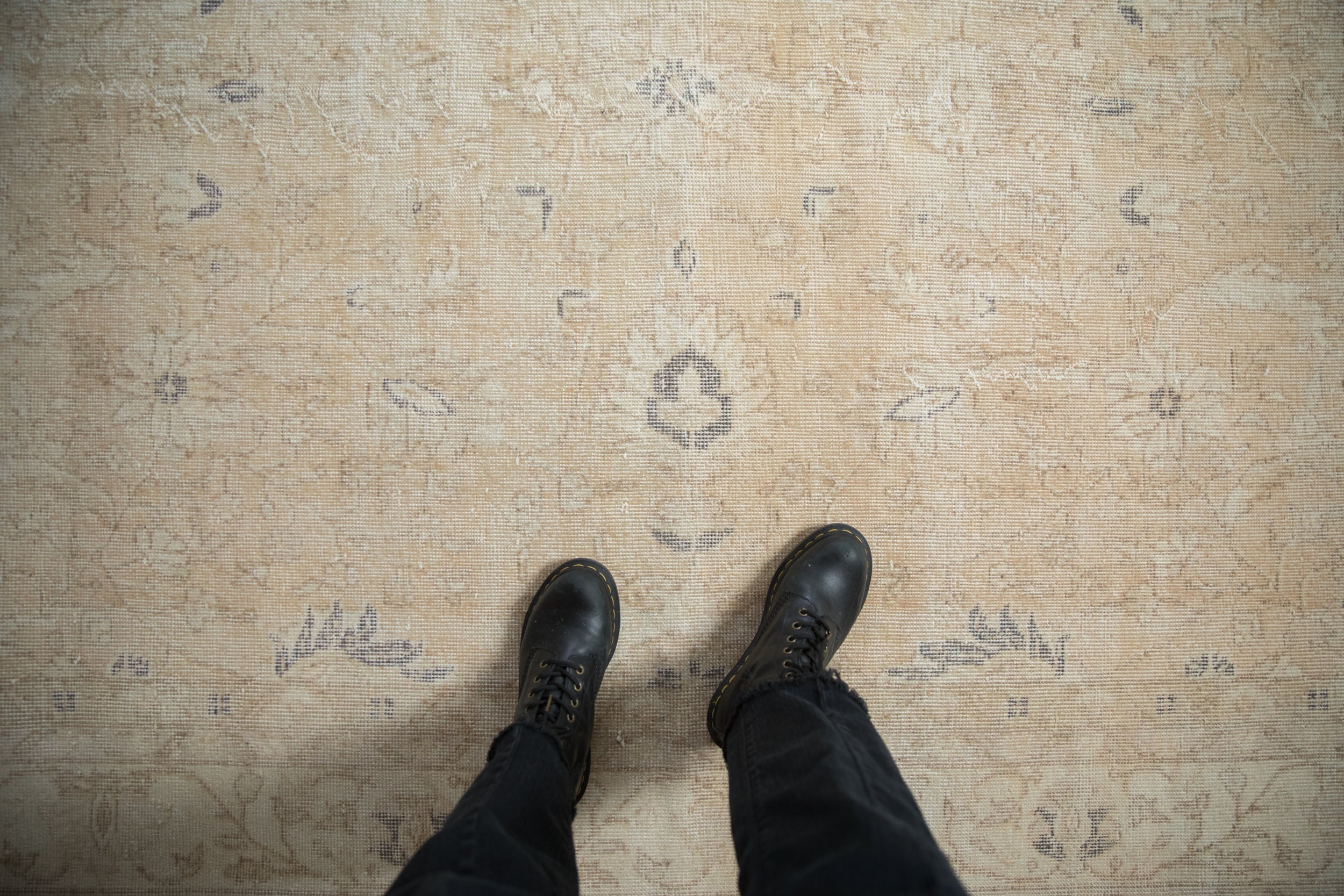 6.5x10.5 Vintage Distressed Sparta Carpet