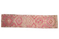 2.5x11.5 Vintage Distressed Kurd Rug Runner