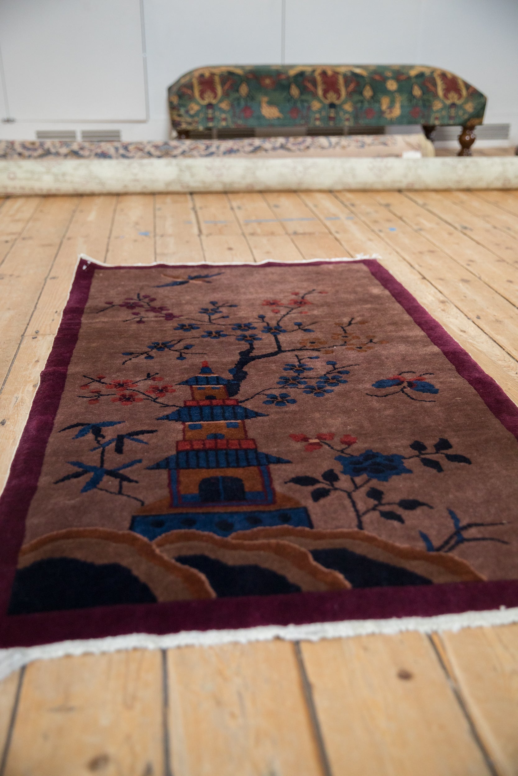 2.5x4.5 Vintage Art Deco Rug