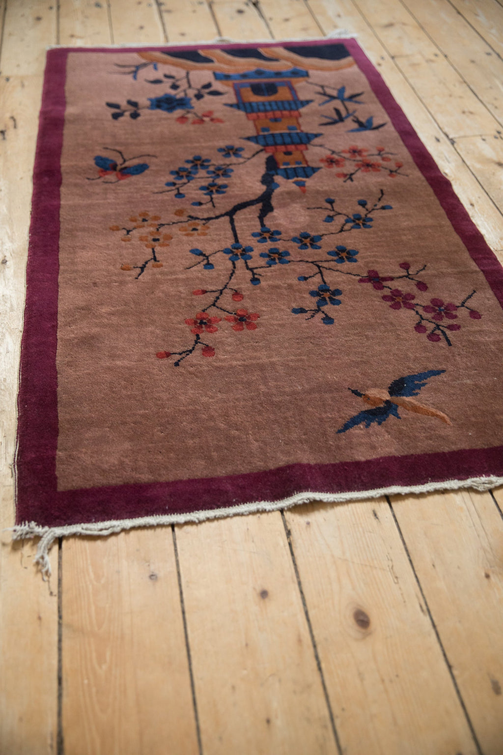 2.5x4.5 Vintage Art Deco Rug