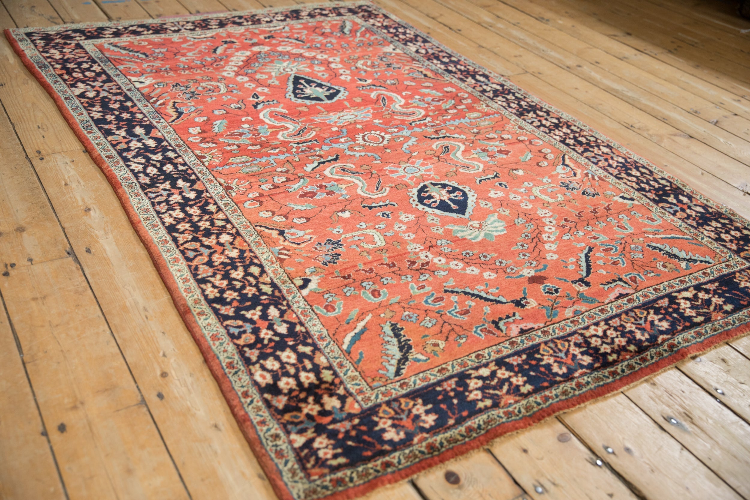 4x6.5 Vintage Sarouk Rug