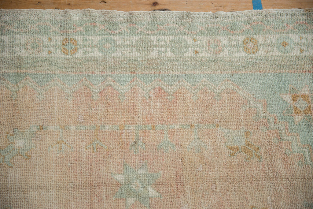 3x4 Vintage Distressed Oushak Square Rug
