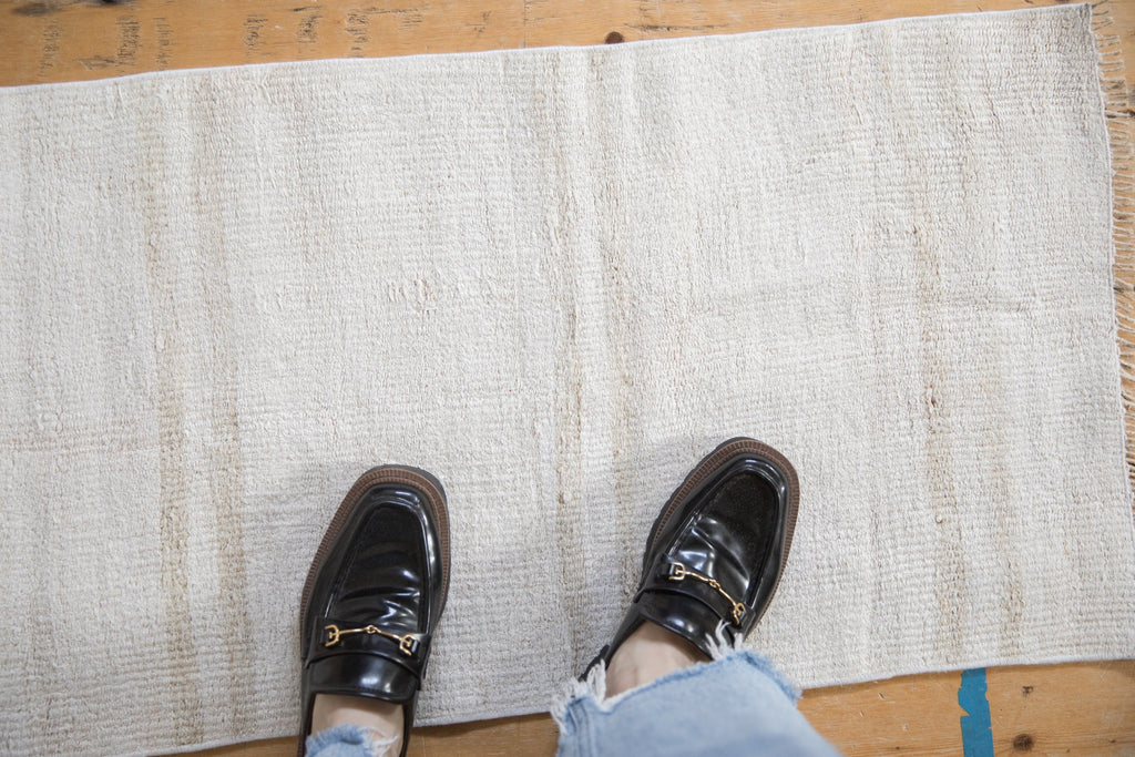 1.5x3 Vintage Hemp Kilim Rug Mat