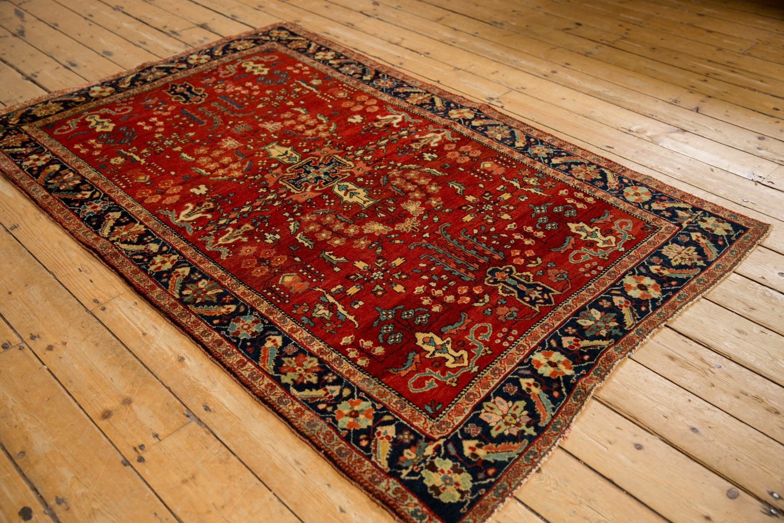 4x6.5 Vintage Sarouk Rug