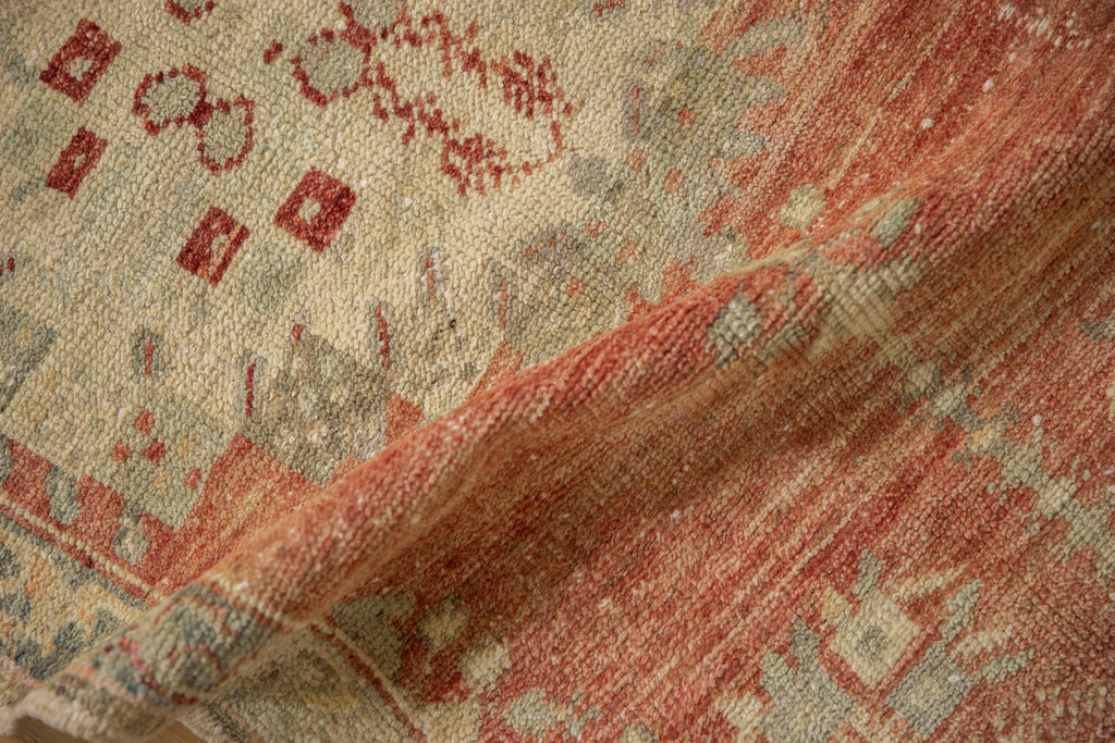 2.5x5 Vintage Distressed Oushak Rug Runner
