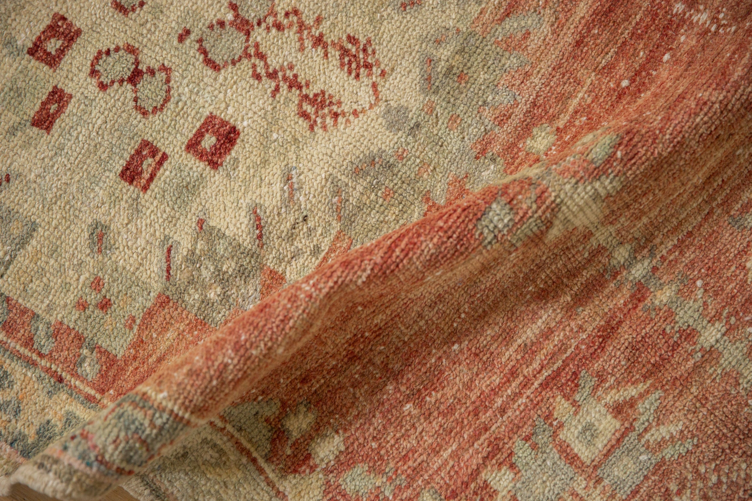 2.5x5 Vintage Distressed Oushak Rug Runner