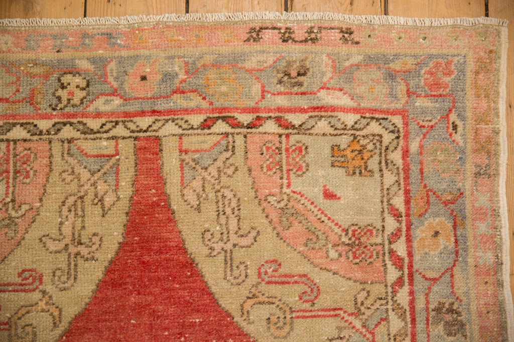 3x6 Vintage Distressed Oushak Rug Runner