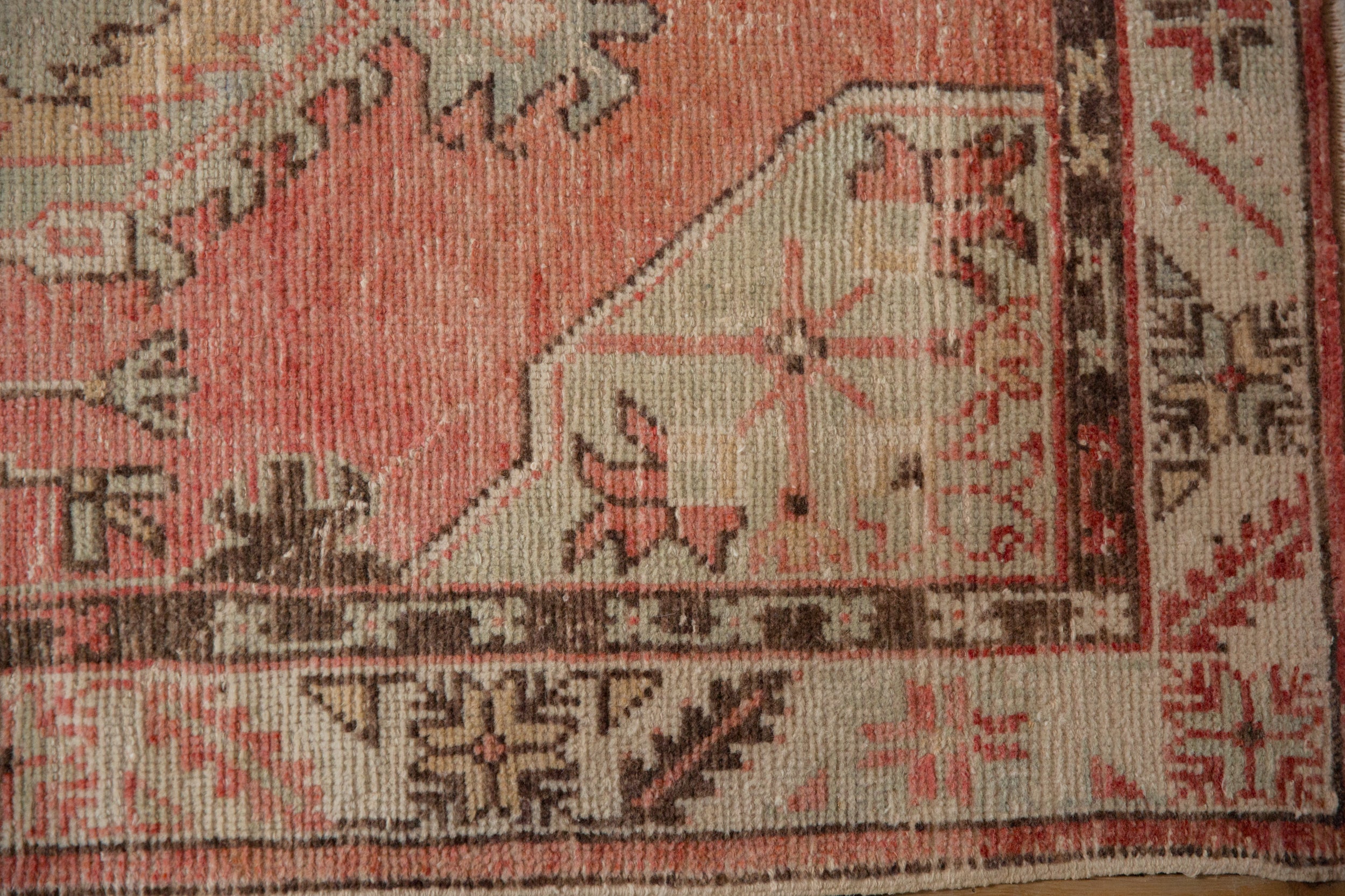 2.5x5.5 Vintage Distressed Oushak Rug Runner