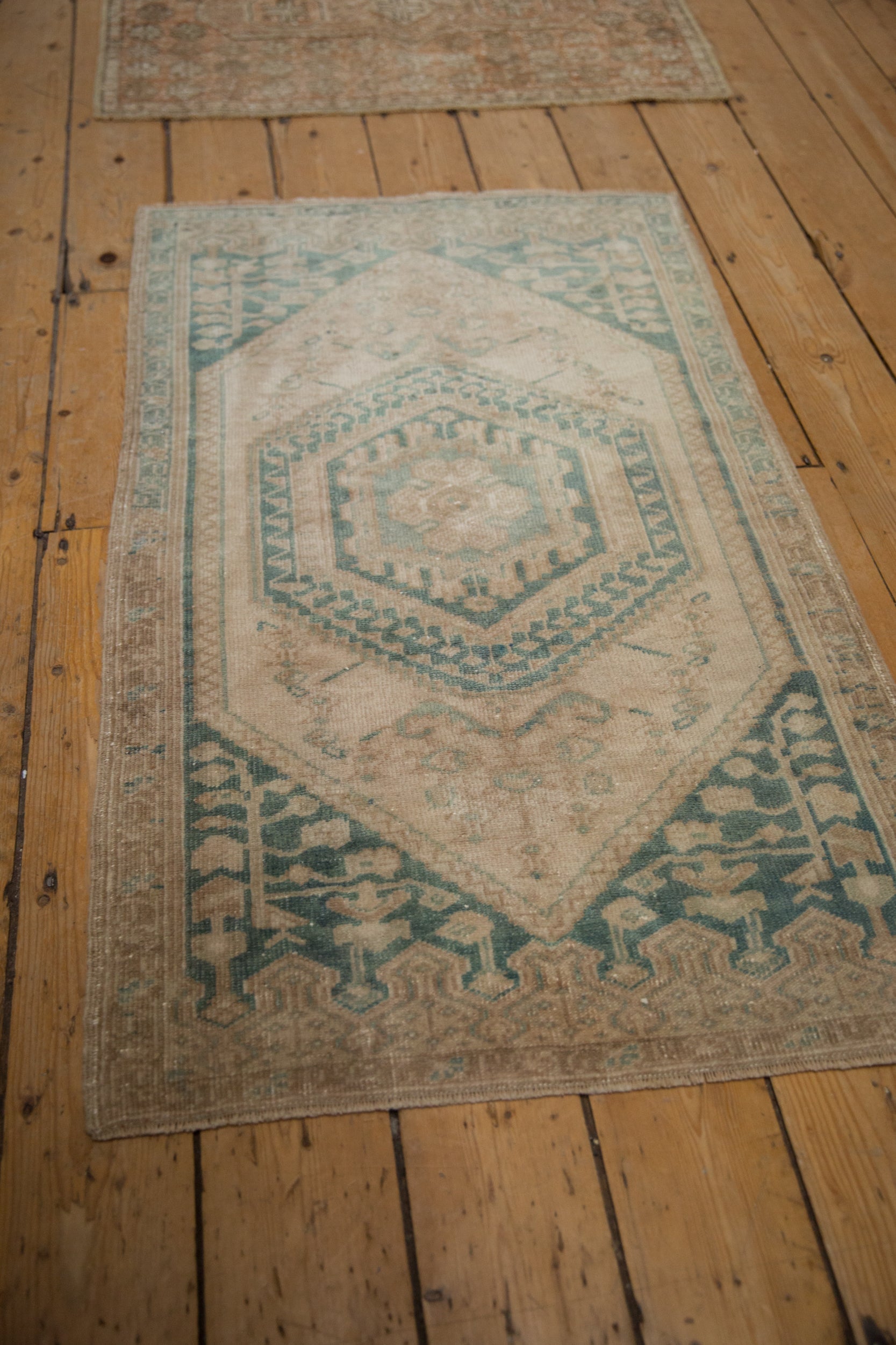 2.5x4 Vintage Distressed Oushak Rug