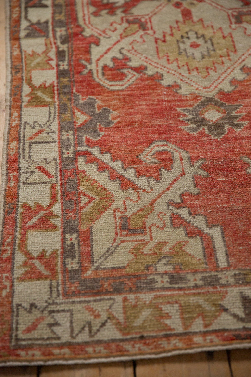 2.5x6 Vintage Distressed Oushak Rug Runner