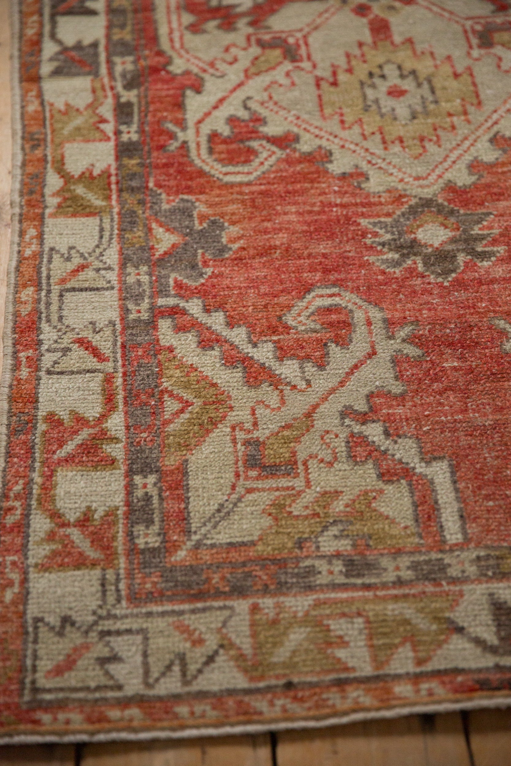 2.5x6 Vintage Distressed Oushak Rug Runner