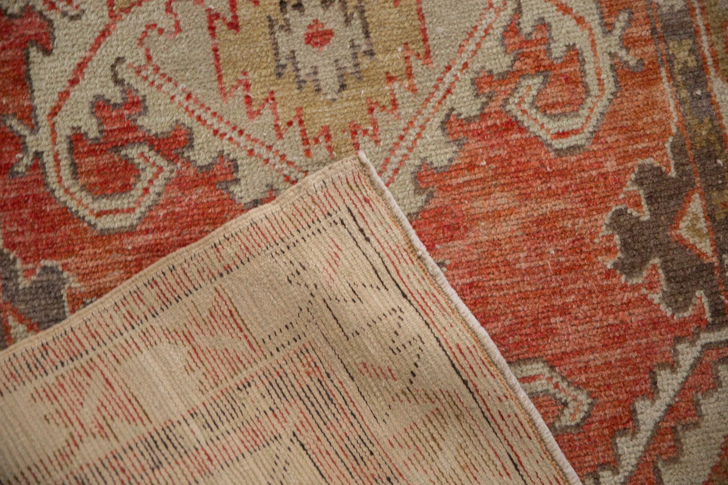 2.5x6 Vintage Distressed Oushak Rug Runner