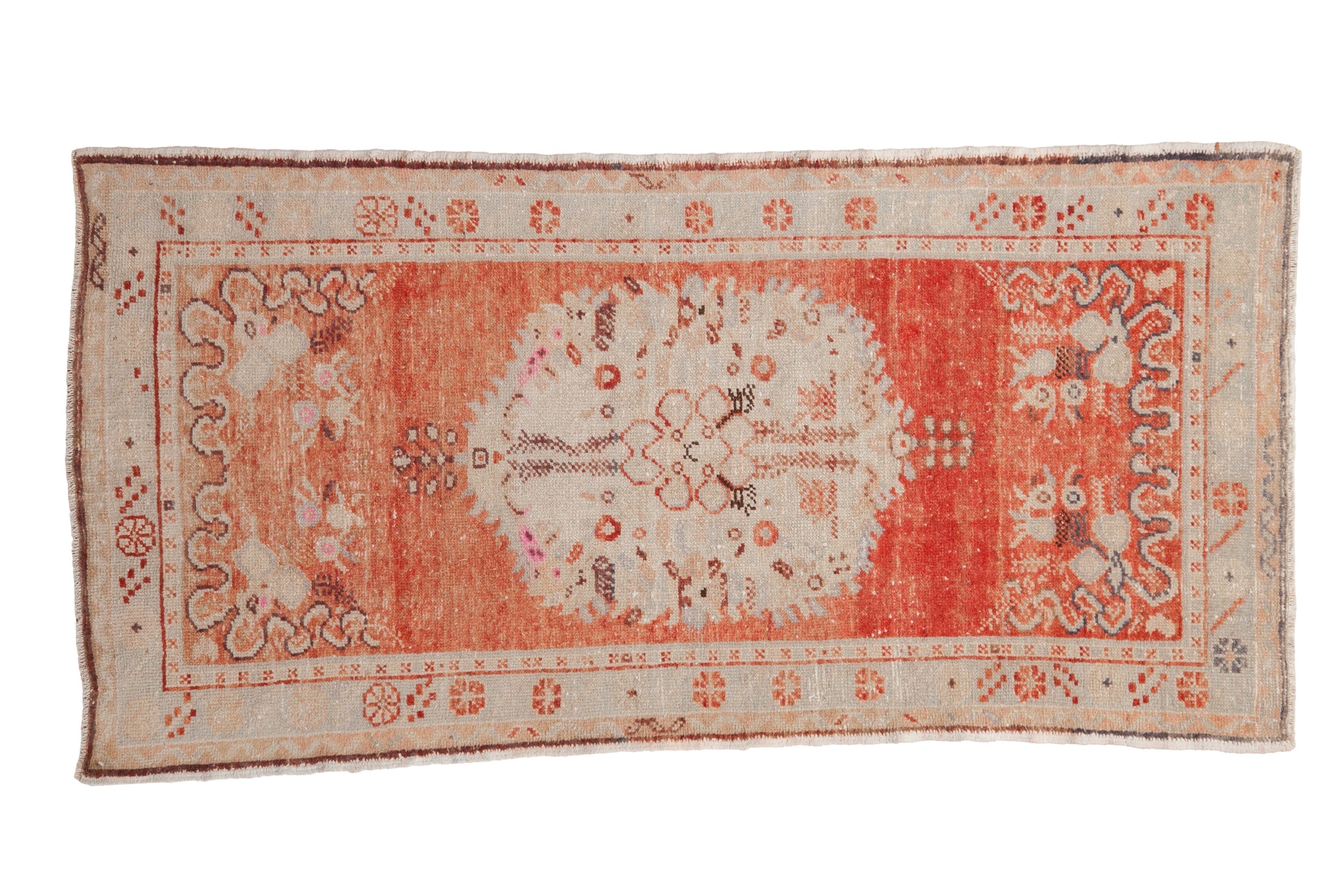 3x6 Vintage Distressed Oushak Rug Runner