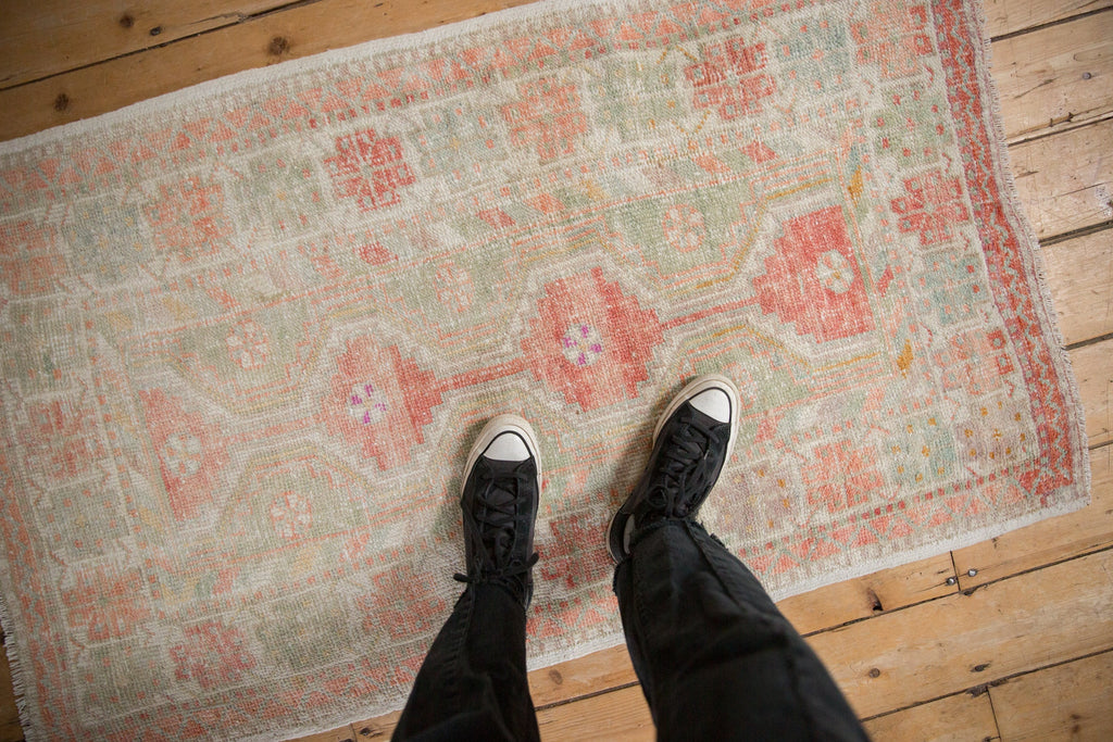 3x5 Vintage Distressed Oushak Rug